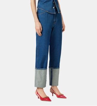 Jean droit à revers reimagine pinko x patrick mcdowell - Pinko - Multicolore