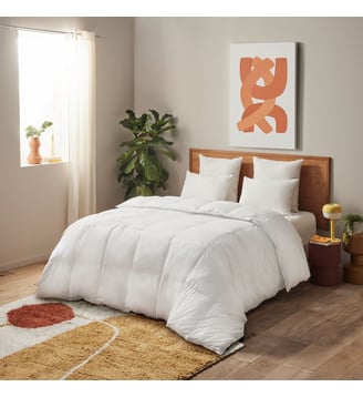 Couette Natur' Protect - 70% Duvet - Chaude - Dunlopillo - Blanc