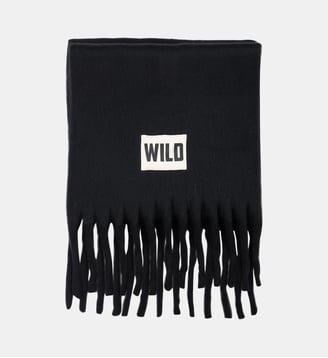 Echarpe uni FREIDA - Wild - Noir