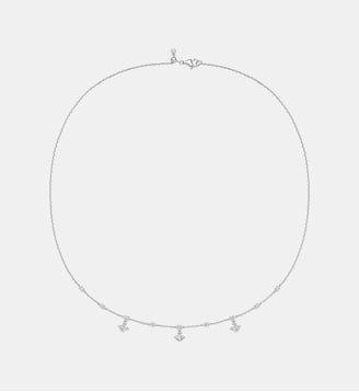 Endless choker en or blanc Djula