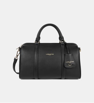 Grand sac polochon Milano Ana en cuir - Lancaster - Noir