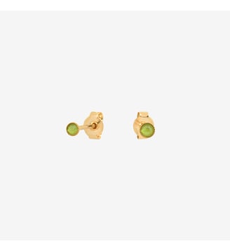 Boucles d'oreilles dorées jaune éléctrique - CANCUN - Caroline Najman - Jaune