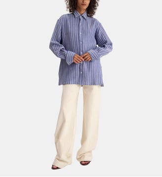 Chemise Nova - Ines de la Fressange Paris - Beige et bleu