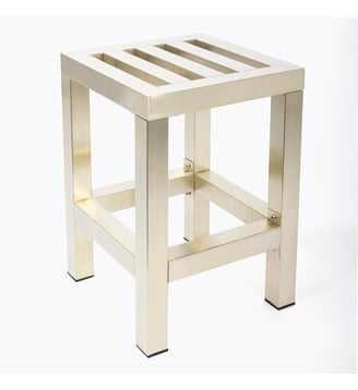 Tabouret inox doré - PLAZZA - Bath Bazaar - Or