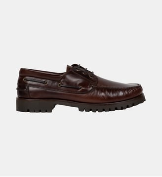 Derbies Harry Cuir Pull-Up - Bobbies - Marron