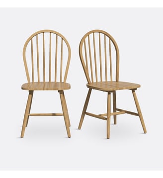 Lot de 2 chaises à barreaux - La Redoute Interieurs - Naturel