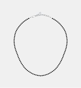 Collier en acier, cristaux, PIETRE - Morellato - Argent et noir