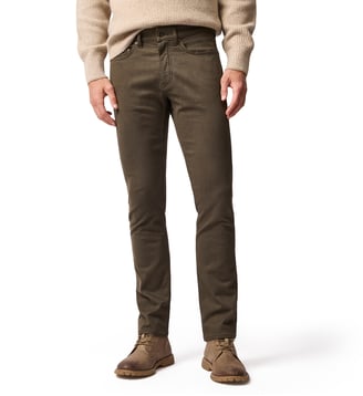 Jean droit en coton stretch Motion Mélange - Rodd & Gunn - Nutmeg
