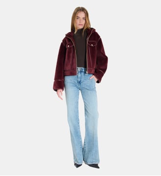 Manteau Moira - Zapa - Bordeaux