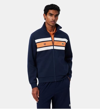 Veste ramasseur Édition Roland-Garros - Lacoste - Bleu marine et orange
