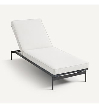 Bain de soleil sangles tressées - AM.PM - Gris chiné