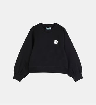 Sweat en molleton - Kenzo Kids - Black