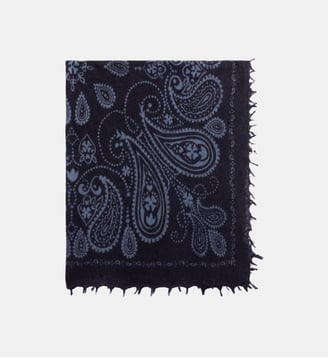 Bandana en cachemire - STEPHIE - Pablo - Marine