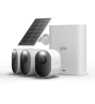 Caméra de surveillance Pack 3cam.ext. 4K Ultra3+panneau solaire Arlo