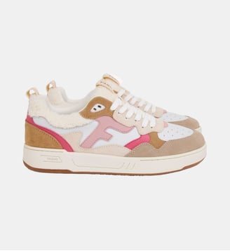 Baskets cuir DAHLIA - Faguo - Rose