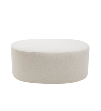 Pouf  Revêtement en tissu texturé Madura