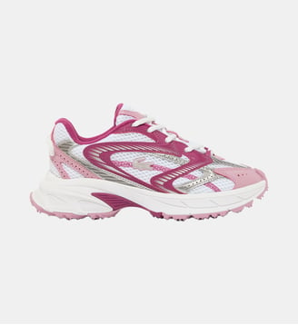 Sneakers L003 Neo Shot femme - Lacoste - Blanc et violet foncé