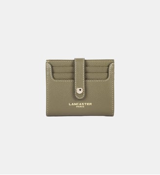 Porte-cartes Milano Ana en cuir - Lancaster - Kaki