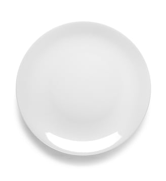 Assiette plate ronde par 6 Médard de Noblat