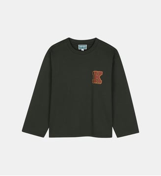 Tee-shirt manches longues - Kenzo Kids - Climbing ivy