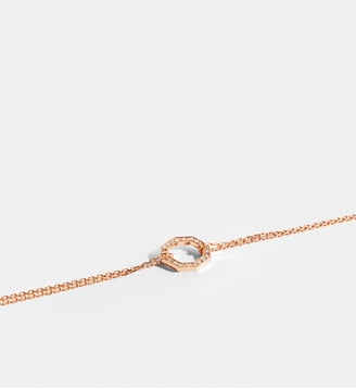 Petit Octogone sur chaine. - JEM - Rose