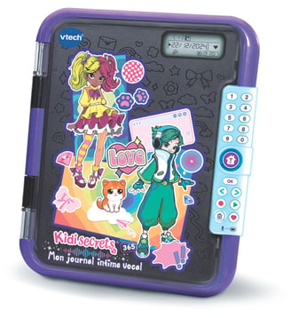 Jeu éducatif KidiSecrets365-Mon journal intime noir - Vtech - Noir