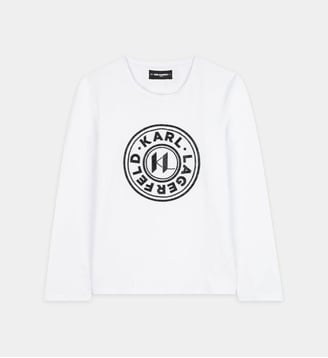 T-shirts à manches longues - Karl Lagerfeld Kids - Blanc