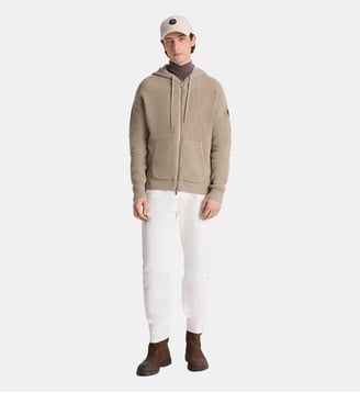 Gilet hesyron col capuche coupe regular - Fusalp - Atmo chiné
