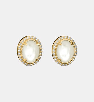 Clous d’oreilles nacre avec zirconia - Thomas Sabo - Or