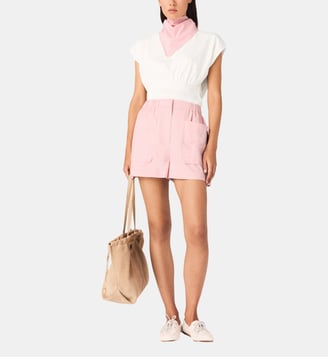 Short en coton - Maje - Rose