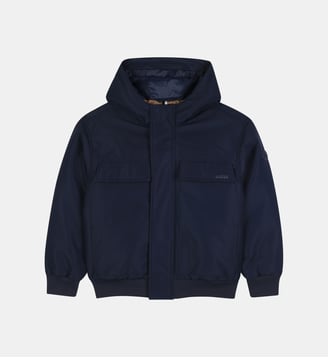 Doudoune à capuche - BOSS Kidswear - Bleu cargo