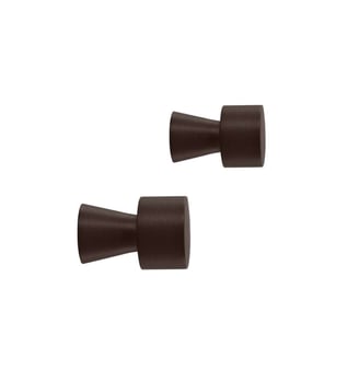 Patère en acier inoxydable murale - OYOY - Brown