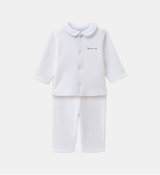 Pyjama en velours - Cyrillus - Blanc doux