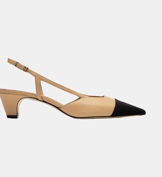 Orso - Slingback En Cuir Nappa Beige - Parallèle - Beige