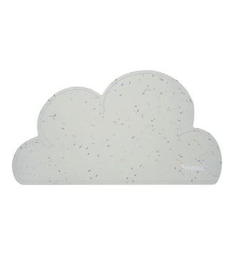 Set de table en forme de nuage en silicone confetti - Kindsgut - Gris clair