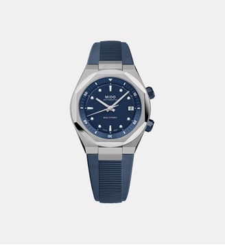 Montre automatique Multifort Bleu M0475071704100 - Mido - Argenté