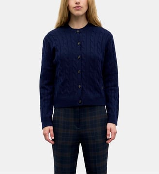 Gilet à torsades - RAIZA - Gerard Darel - Marine