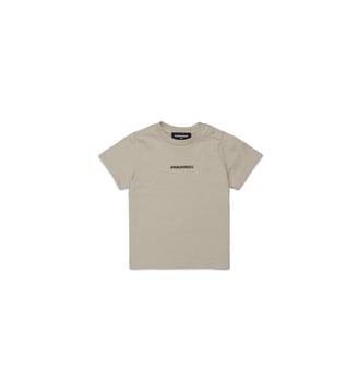 T-shirt col ras du cou avec logo - Dsquared2 - Gris moyen