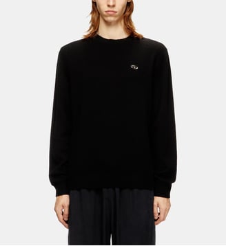 Pull en laine et cachemire - Diesel - Noir