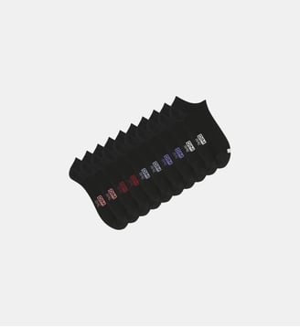 Lot de 5 paires de socquettes courtes EcoDim - Dim - Noir à pois