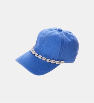 Casquette avec coquillages CAPY - Wild - Bleu