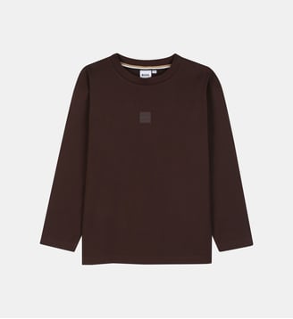 Tee-shirt manches longues - BOSS Kidswear - Tourbe