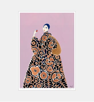 Poster   Flower Coat - La Poire - Poster & Frame - Multicolore