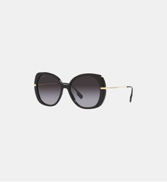Lunettes de soleil Carré BE4374 Eugenie - Burberry - Noir