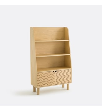Etagère/bibliothèque - La Redoute Interieurs - Plaqué chêne