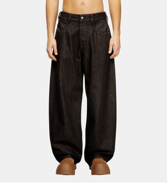 Relaxed Jeans Regular Waist 1997 D-Enim-M - Diesel - Noir et gris foncé