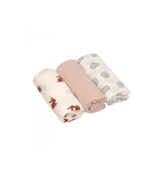 Lot de 3 langes - Lassig - Rose