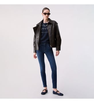Jean skinny avec ornements - Liu Jo - Denim foncé