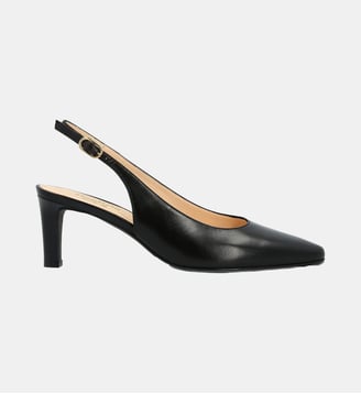 Sling lincoln - cuir lisse - Manfield - Noir