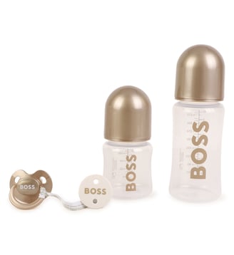 Lot de biberons et accessoires - BOSS Kidswear - Doré